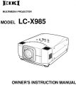 Icon of LC-X985 Owners Manual